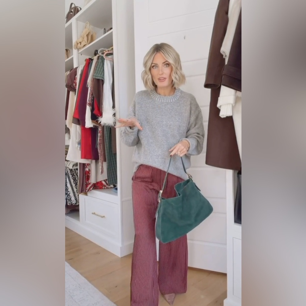 J.crew Berkeley small shoulder bag in suede